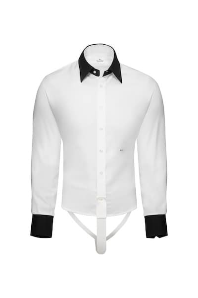 Herren Stryps ZAMANI-Ultimativer Hemdenhalter und Blusenhalter, Weiß