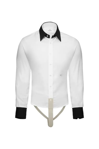 Herren Stryps ZAMANI-Ultimativer Hemdenhalter und Blusenhalter, Ecru