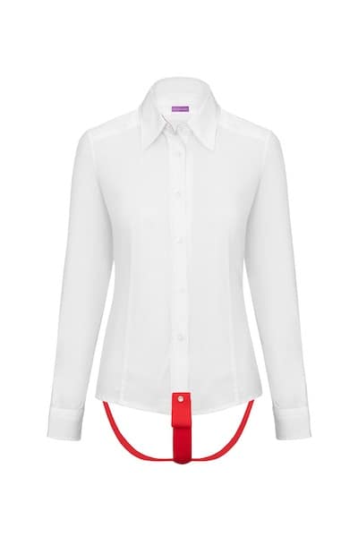 Damen Stryps ZAMANI-Ultimativer Hemdenhalter und Blusenhalter, Rot